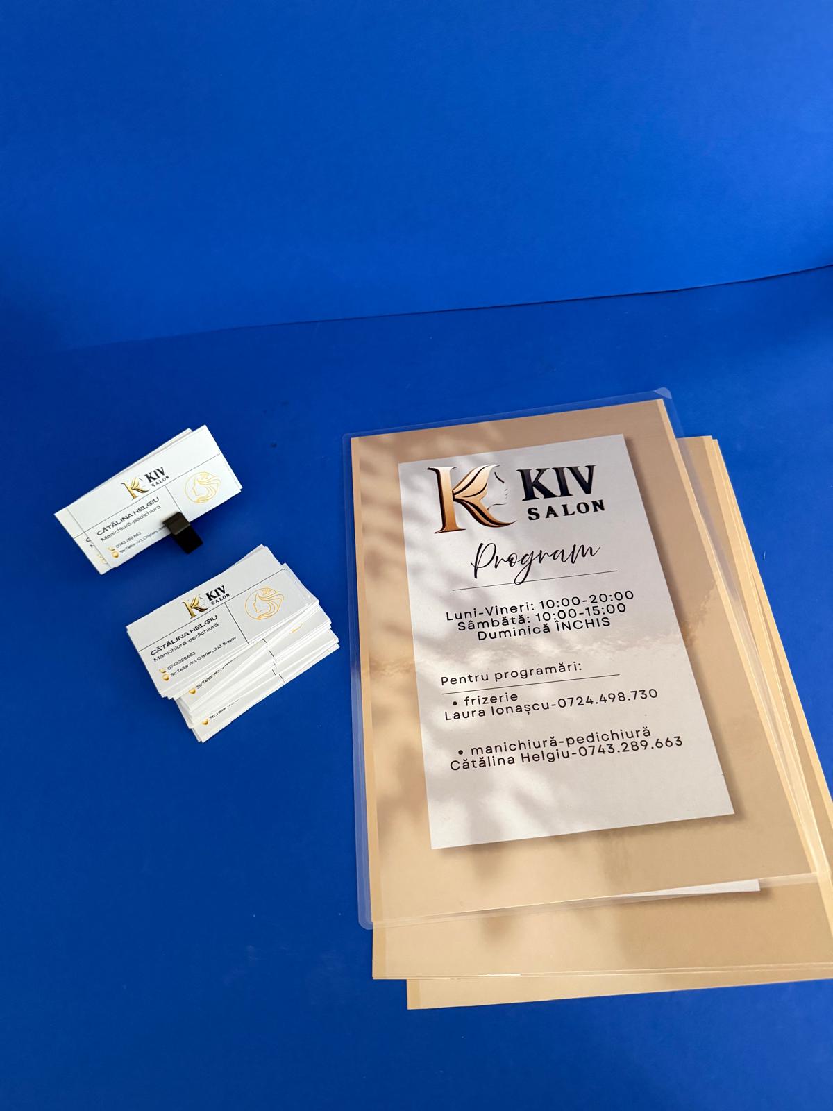 Cărți de vizită + afiș